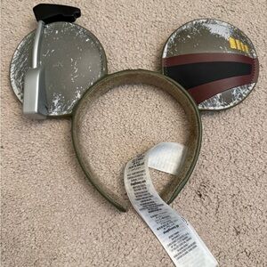Disney Star Wars Boba Fett Ears EUC
